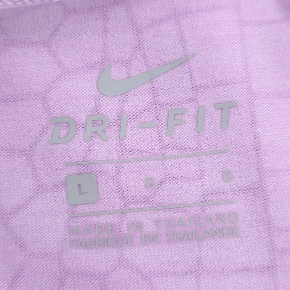 Nike Golf Dri-FIT TPC Danzante Bay Lavender Sleeveless Polo Women Large